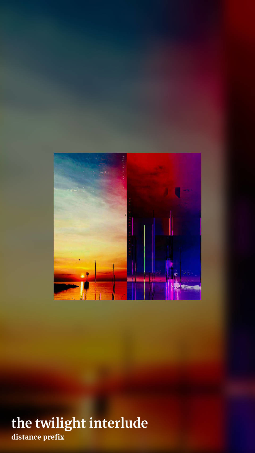 the twilight interlude by distance prefix, story clean share image