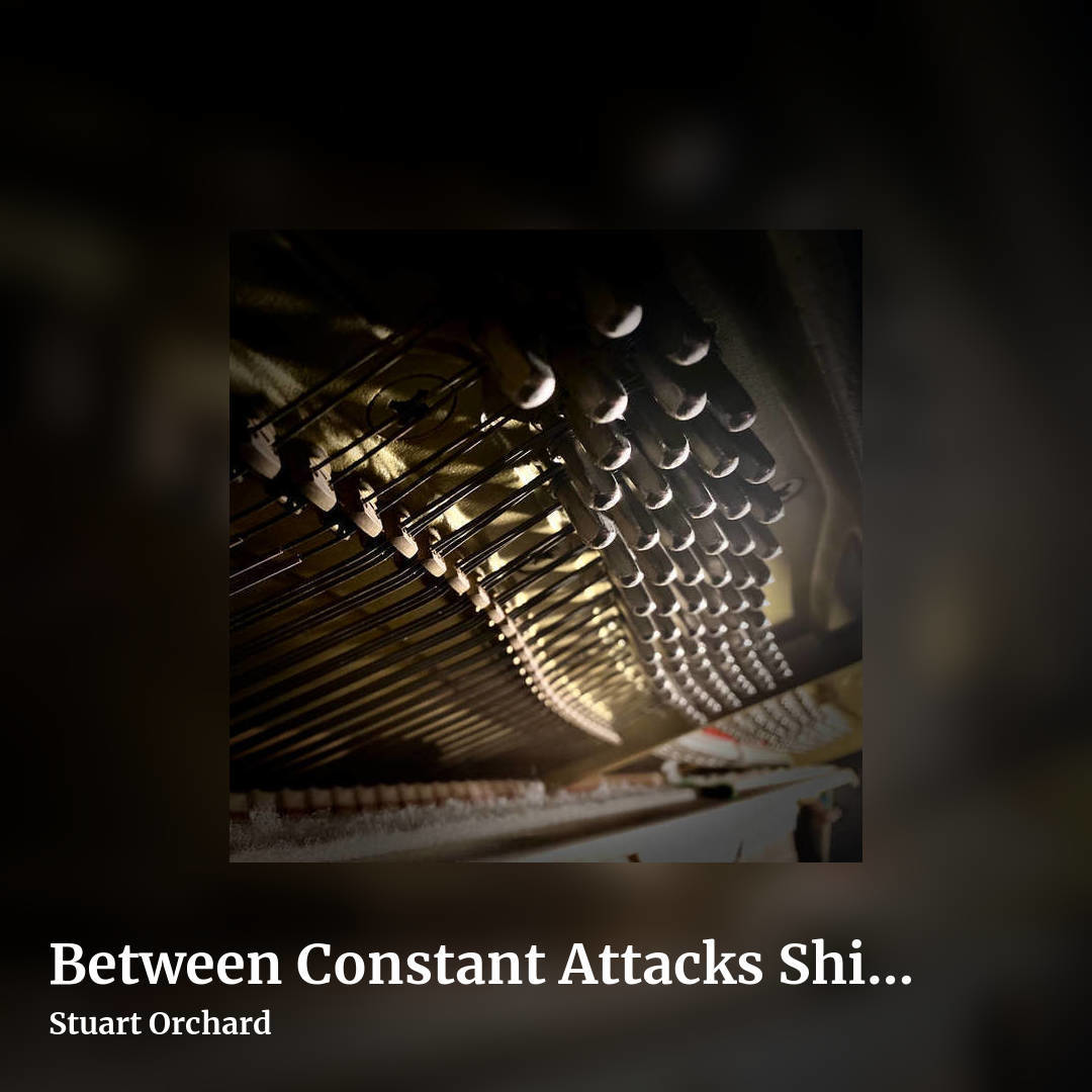 Between Constant Attacks Shimmering Sounds Ring by Stuart Orchard, square clean share image