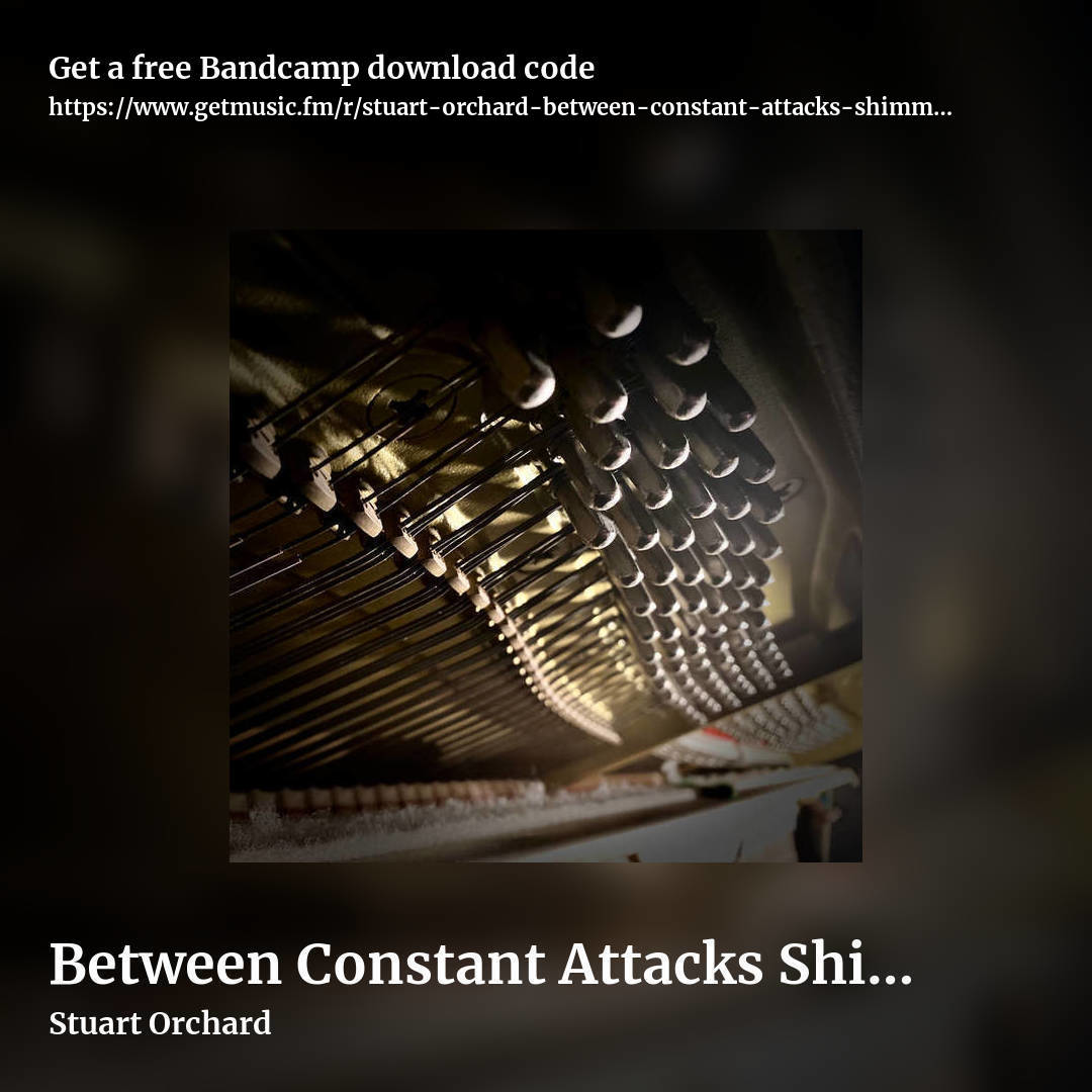 Between Constant Attacks Shimmering Sounds Ring by Stuart Orchard, square promo share image