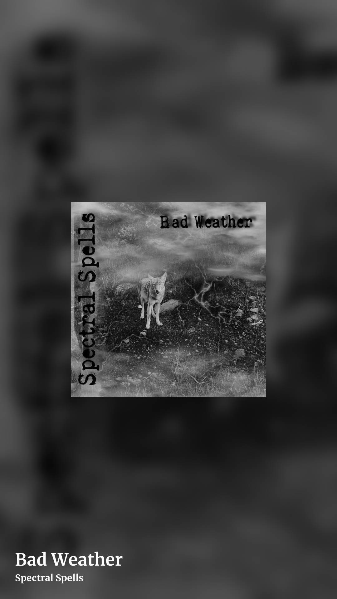 Bad Weather by Spectral Spells, story clean share image