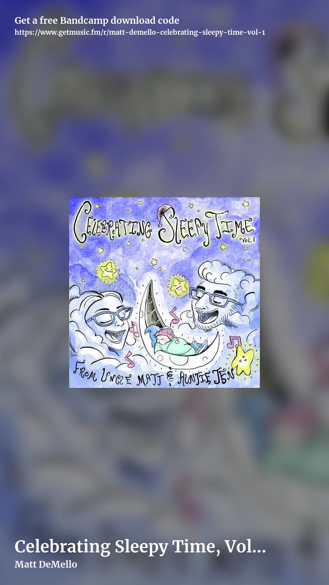 Celebrating Sleepy Time, Vol. 1 by Matt DeMello, story promo share image