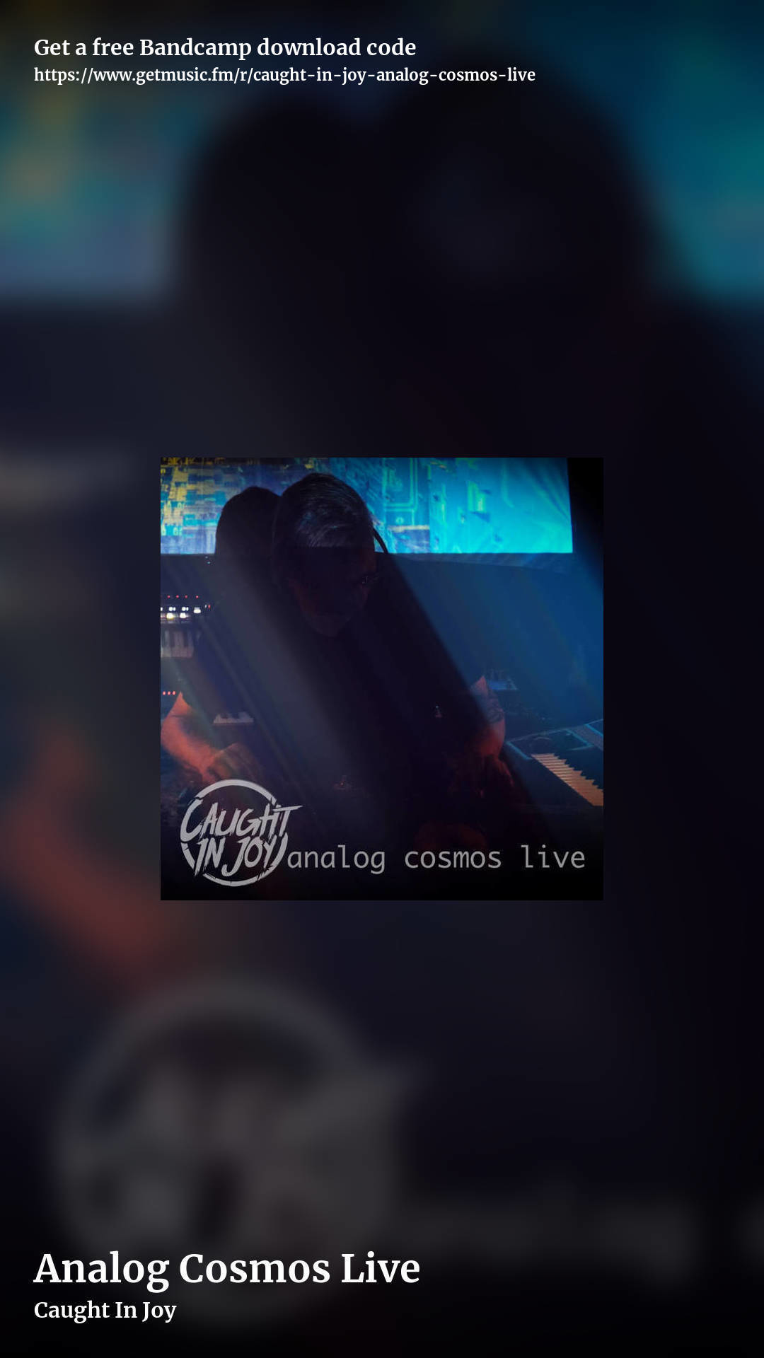 Analog Cosmos Live by Caught In Joy, story promo share image