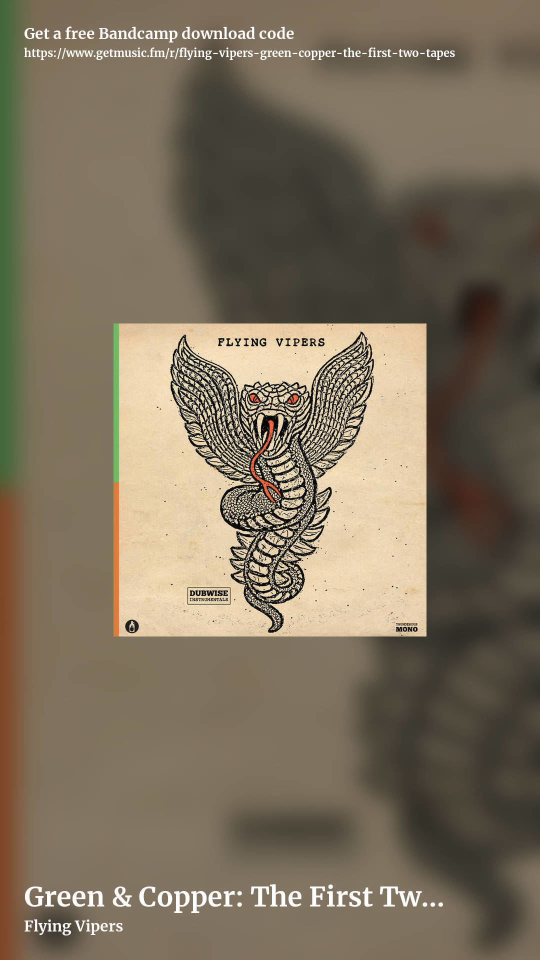 Green & Copper: The First Two Tapes by Flying Vipers, story promo share image