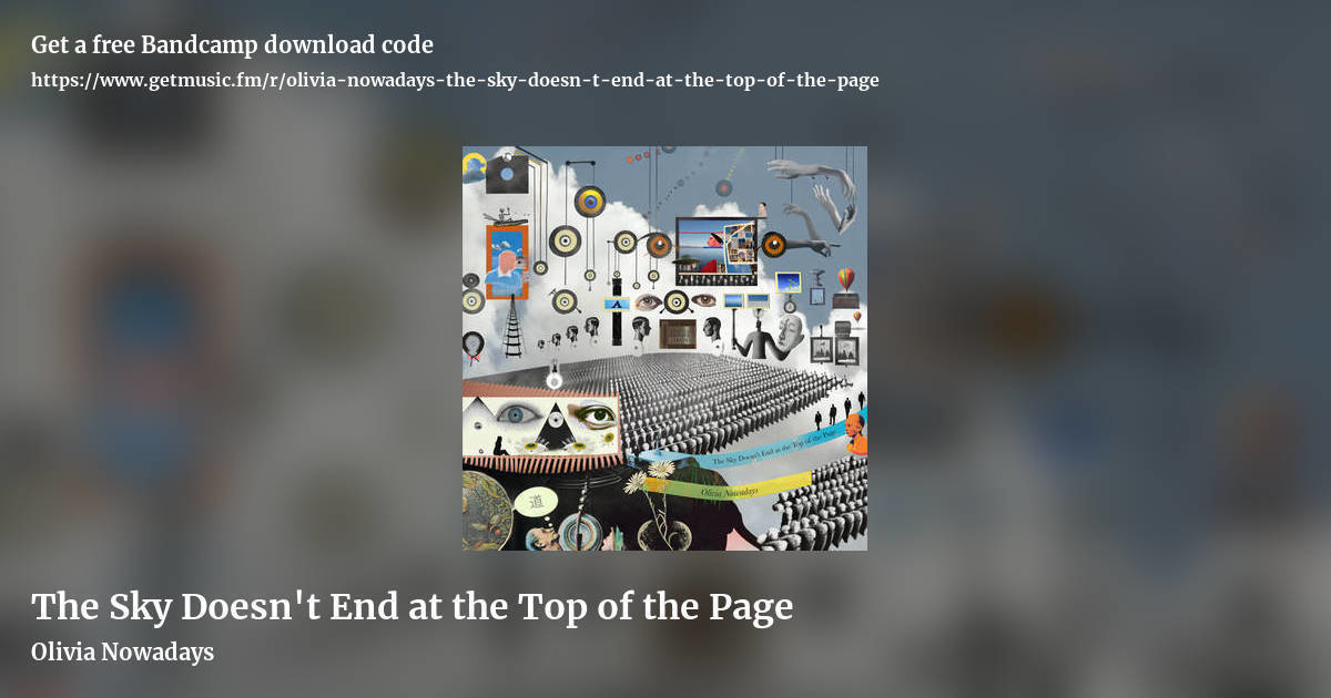 The Sky Doesn't End at the Top of the Page by Olivia Nowadays, landscape promo share image