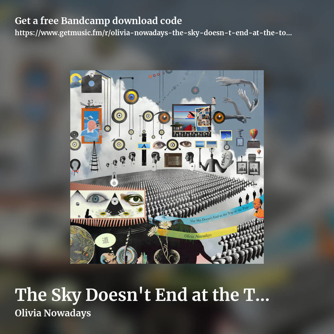 The Sky Doesn't End at the Top of the Page by Olivia Nowadays, square promo share image