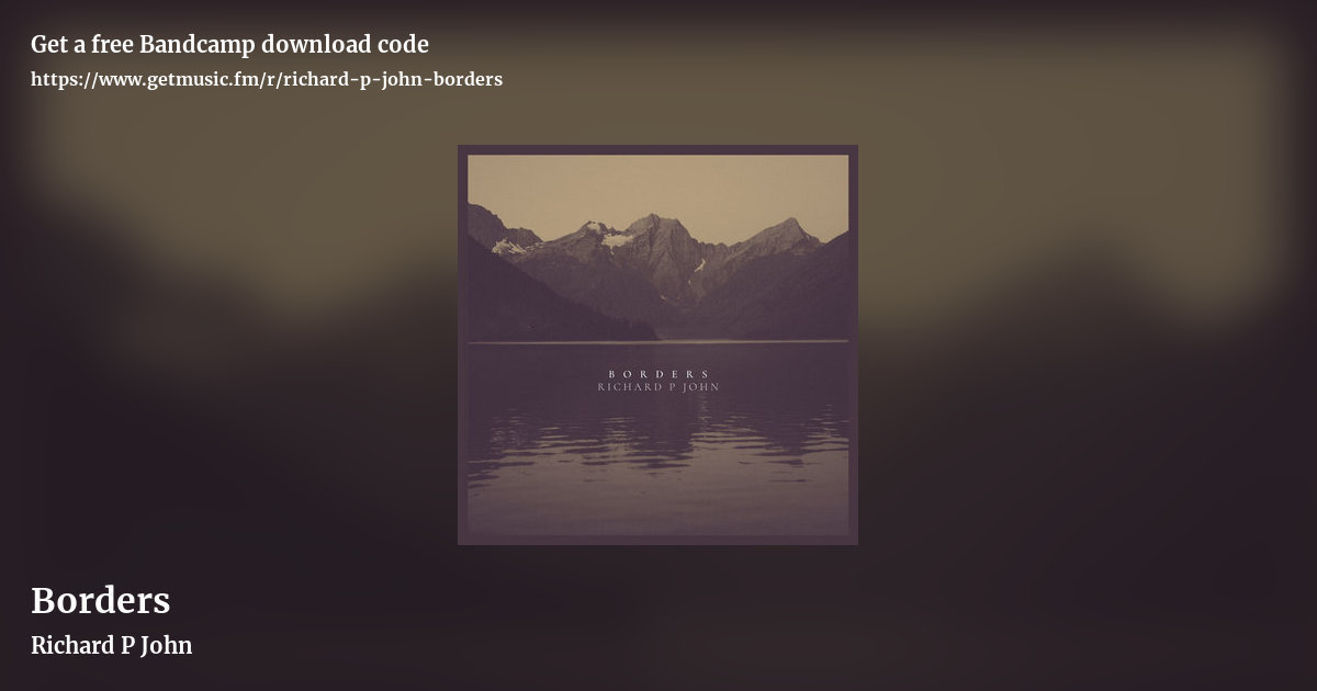 Borders by Richard P John, landscape promo share image