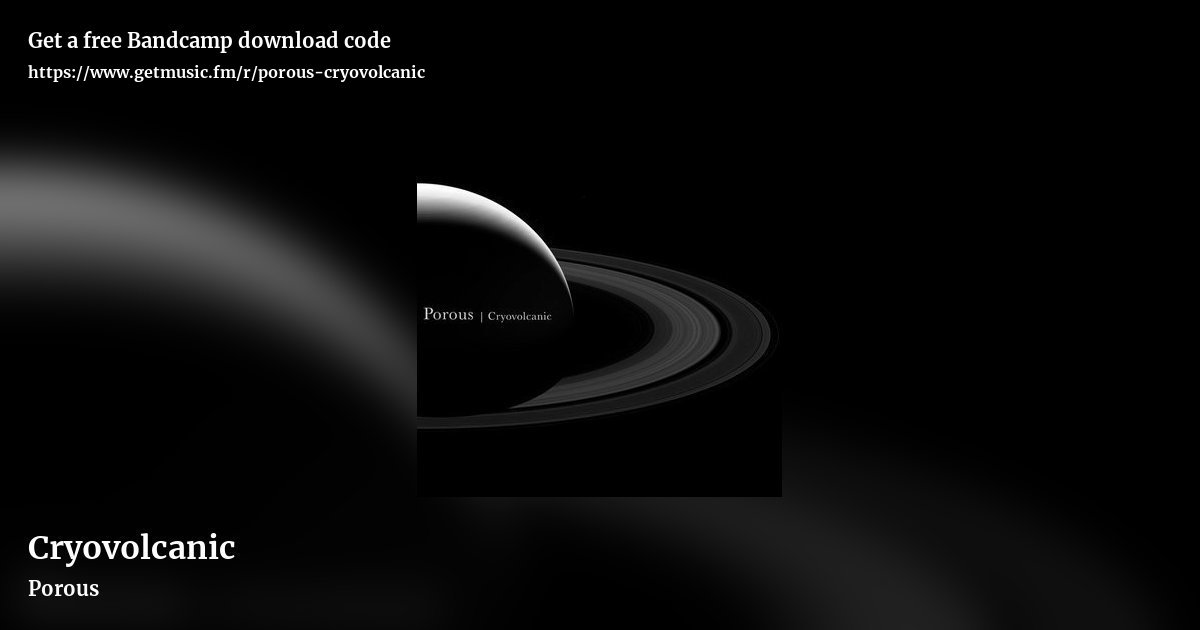 Cryovolcanic by Porous, landscape promo share image