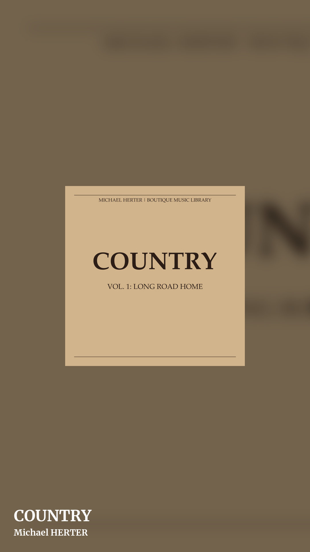 COUNTRY by Michael HERTER, story clean share image
