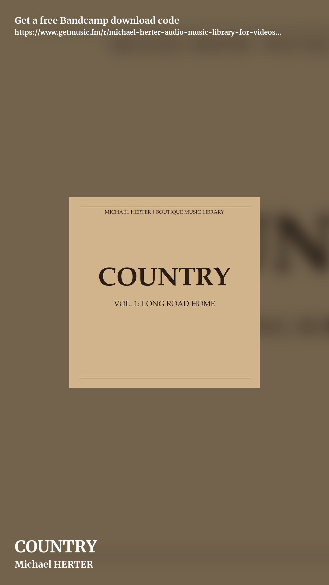 COUNTRY by Michael HERTER, story promo share image