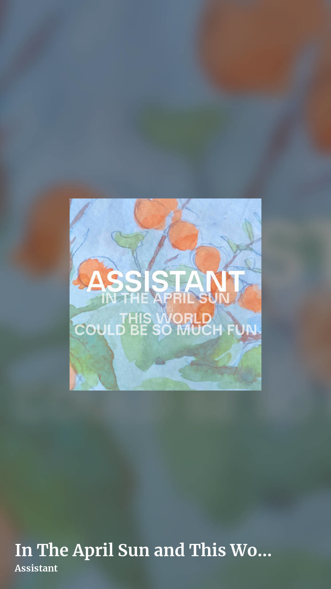 In The April Sun and This World Could Be So Much Fun by Assistant, story clean share image