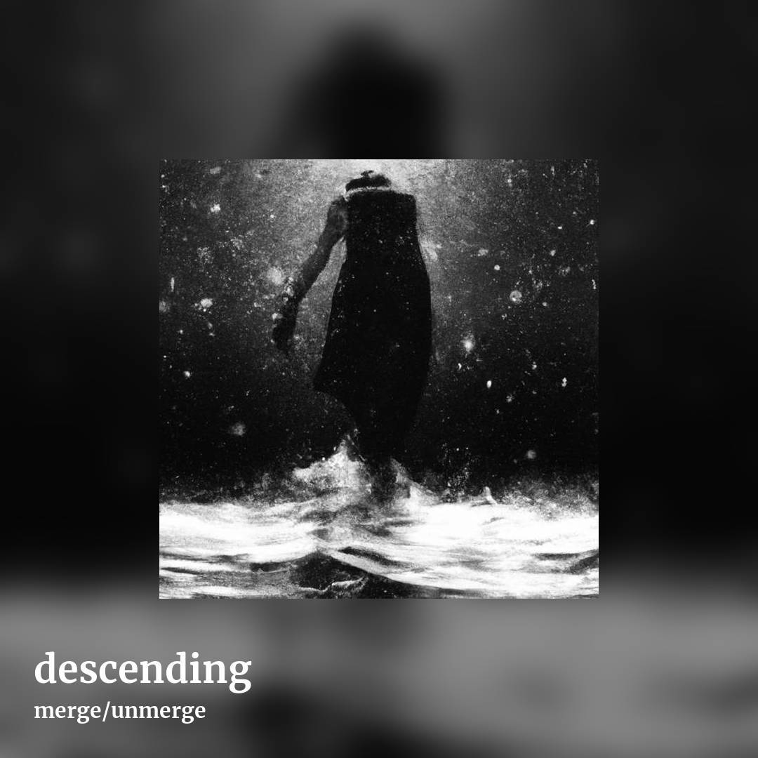 descending by merge/unmerge, square clean share image