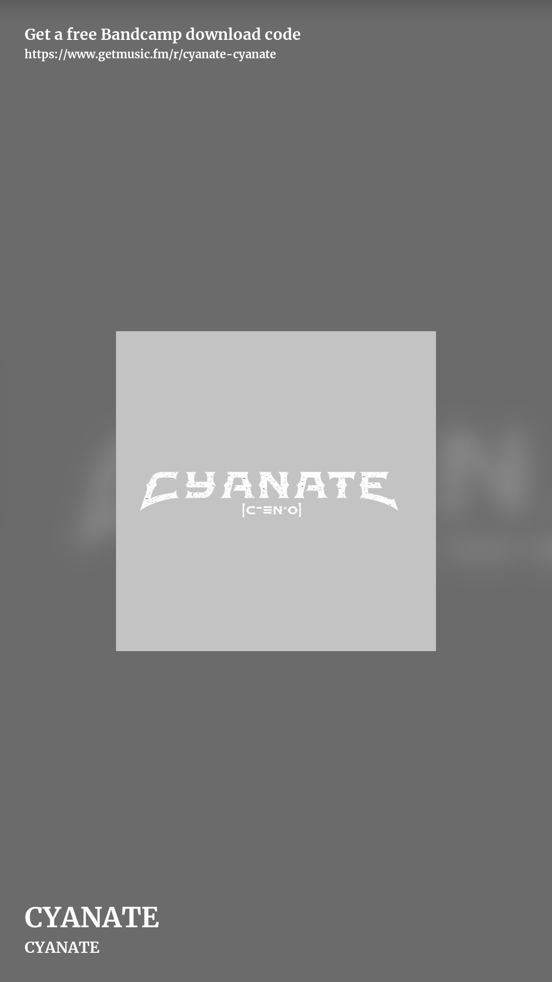 CYANATE by CYANATE, story promo share image