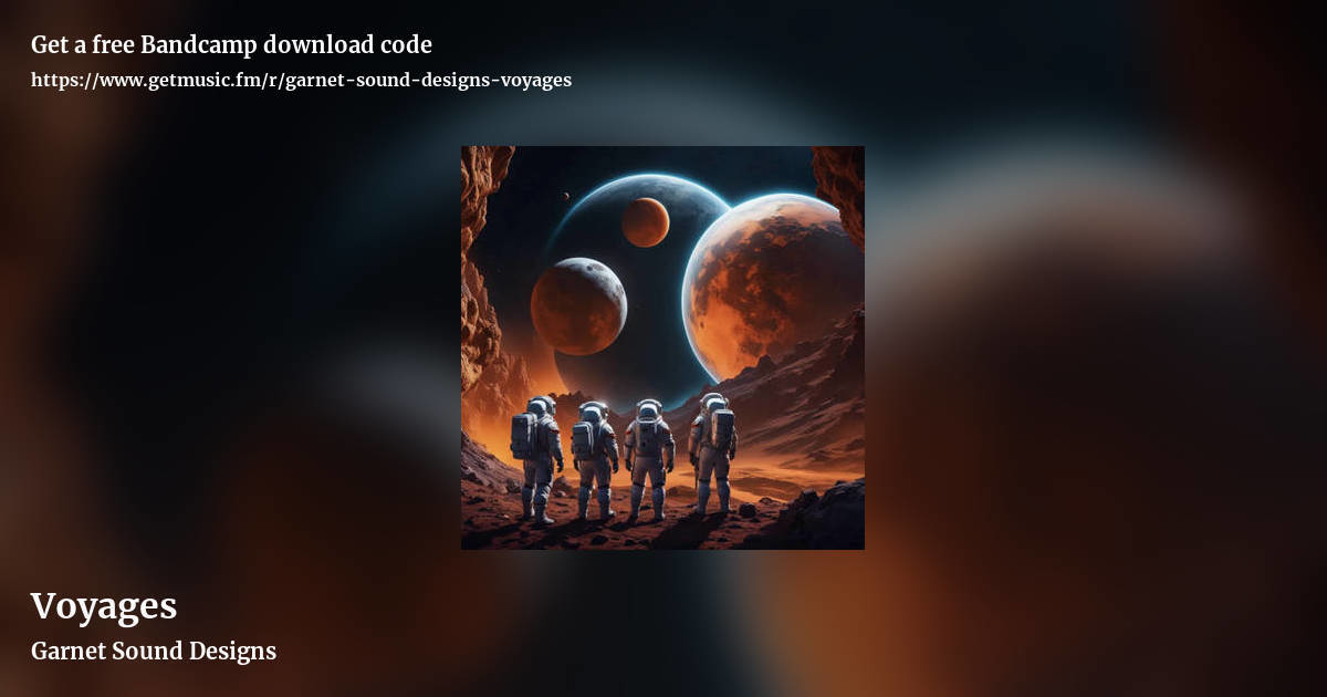 Voyages by Garnet Sound Designs, landscape promo share image
