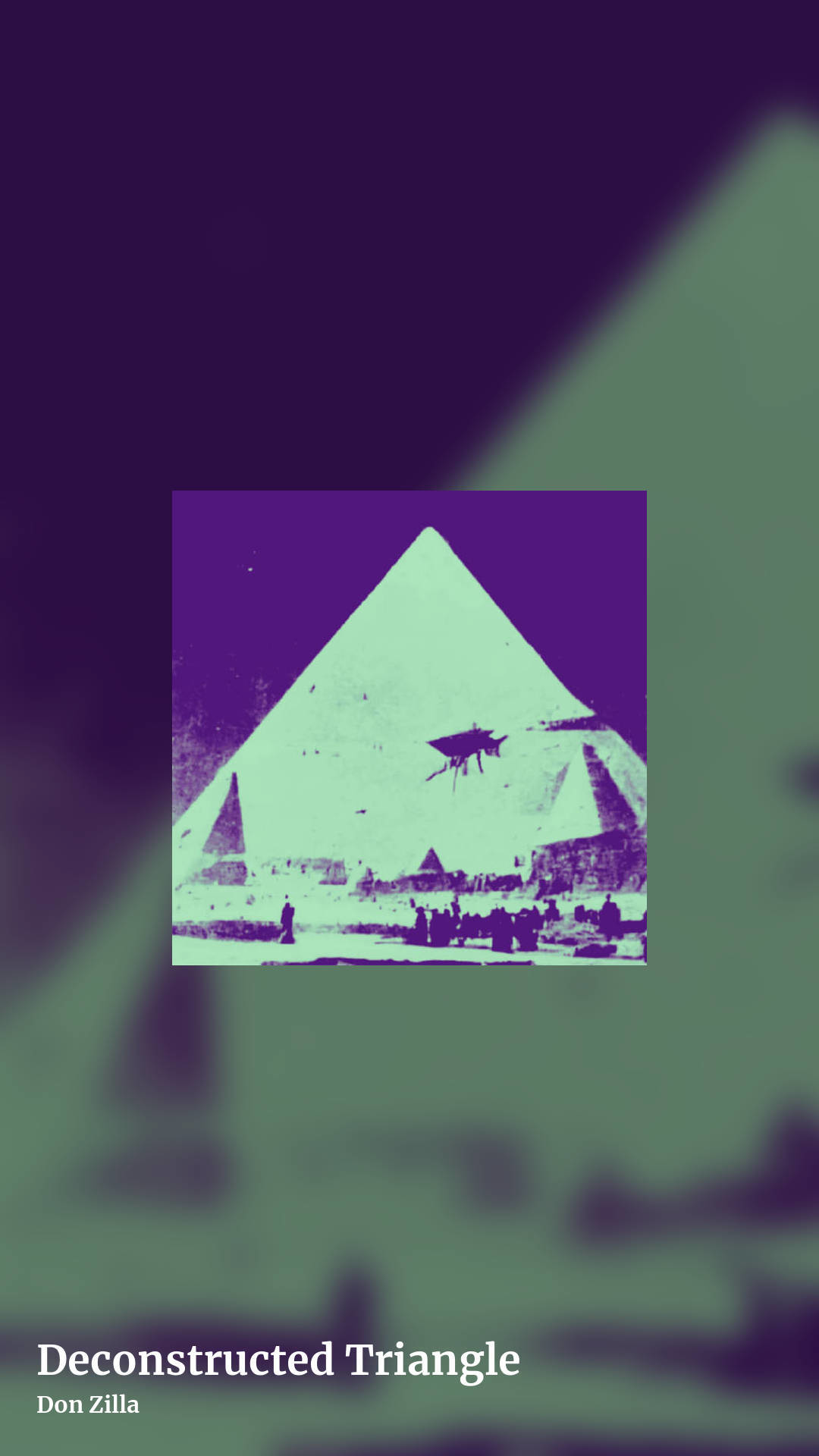 Deconstructed Triangle by Don Zilla , story clean share image