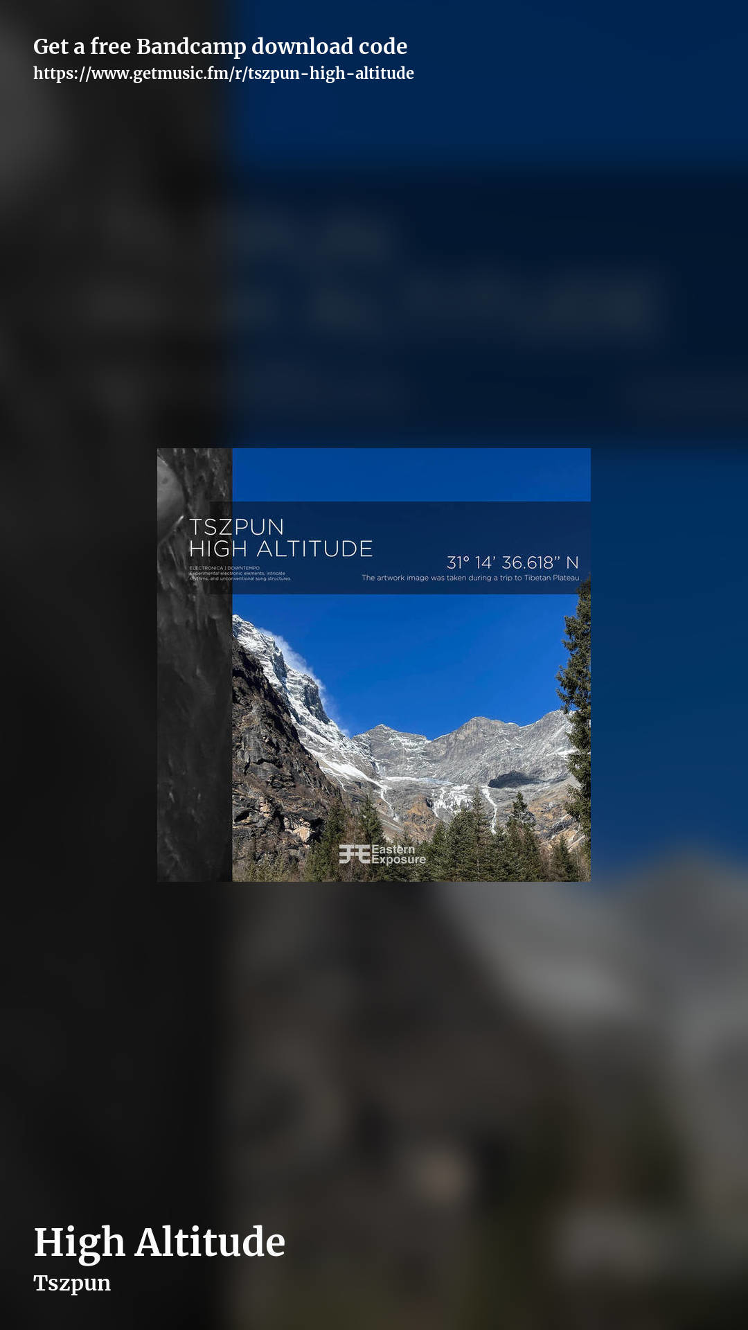 High Altitude by Tszpun, story promo share image