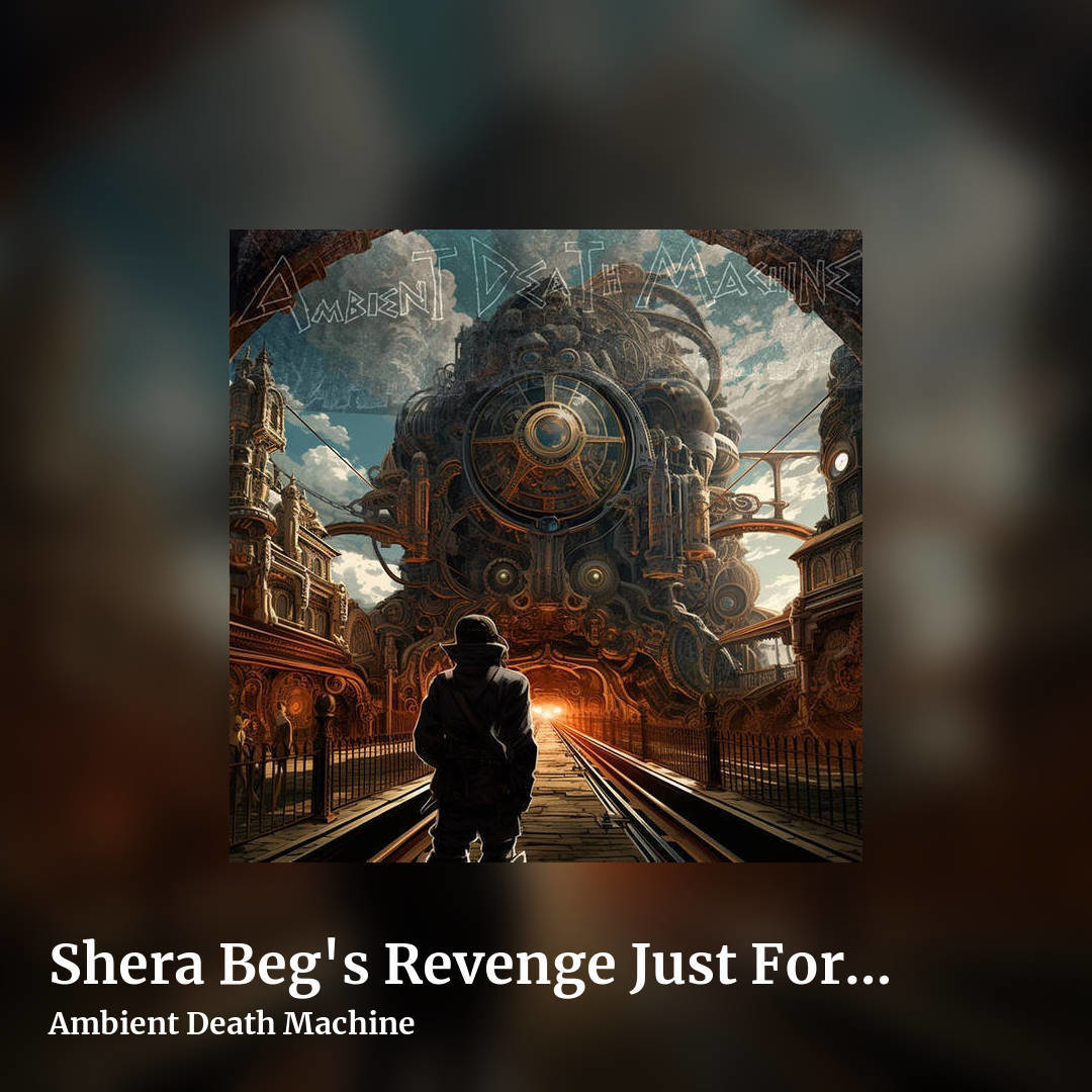 Shera Beg's Revenge Just For the Evulz (The Great Locomotive Heist through the Forest of 1000 Lanterns and Beyond the Century Clock) by Ambient Death Machine, square clean share image