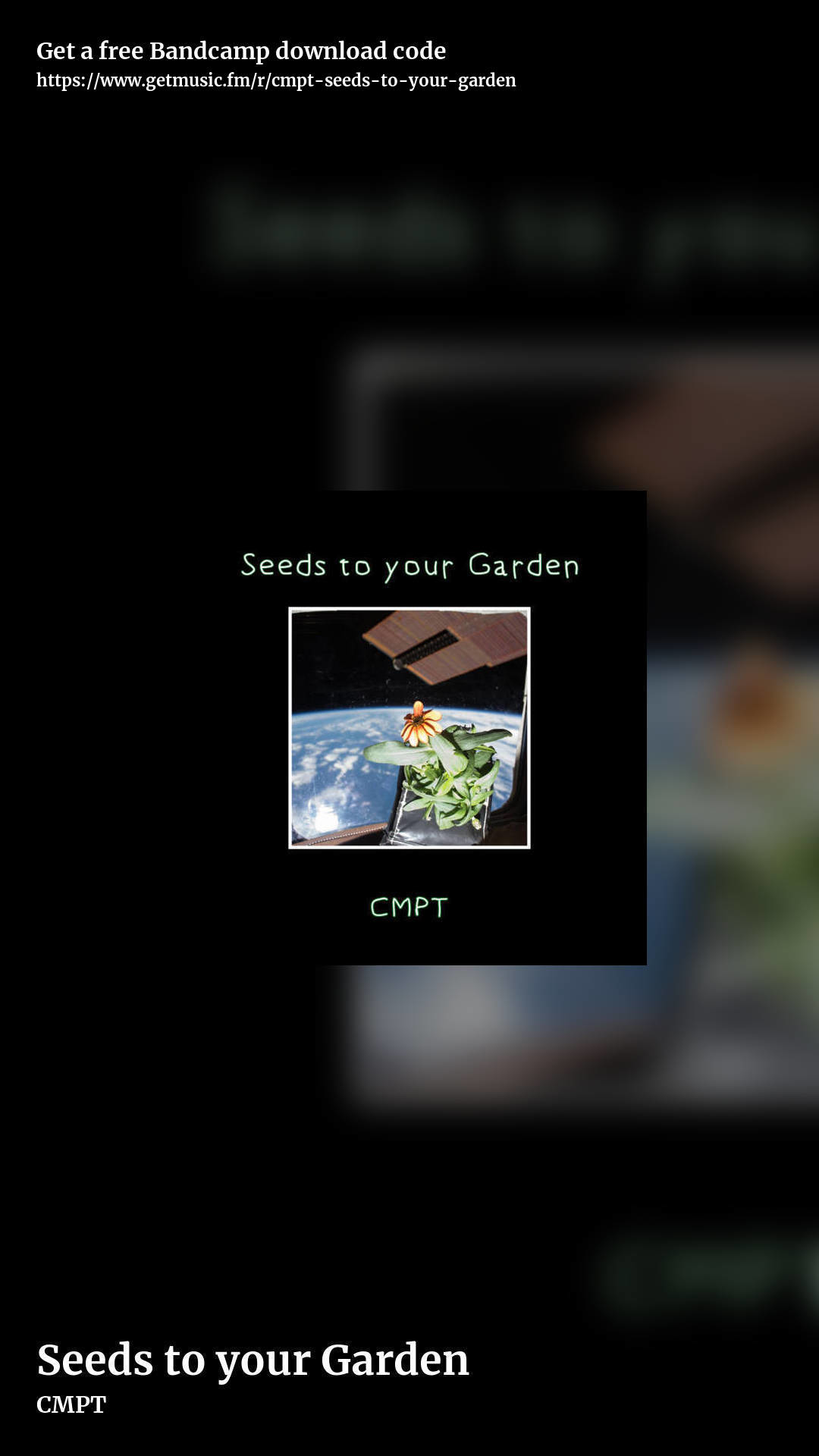 Seeds to your Garden by CMPT, story promo share image