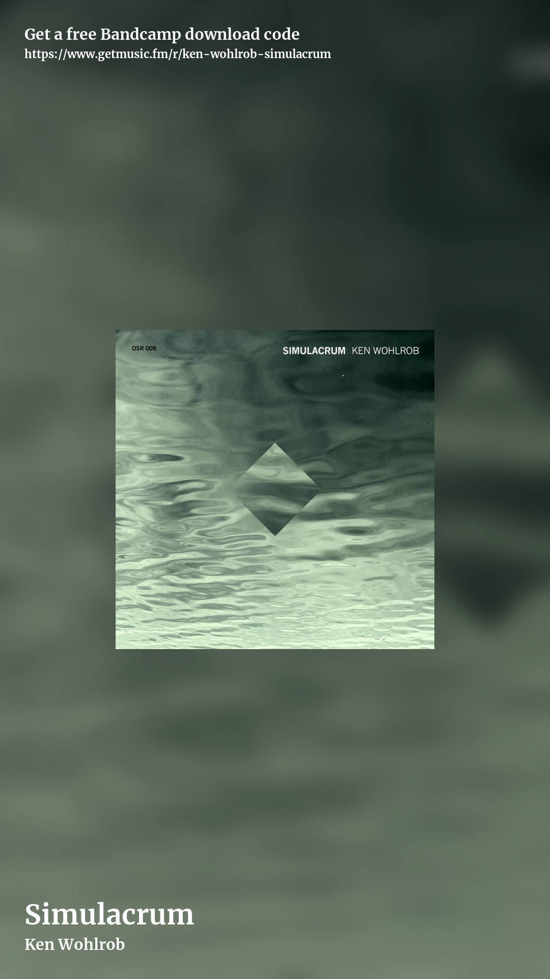 Simulacrum by Ken Wohlrob, story promo share image