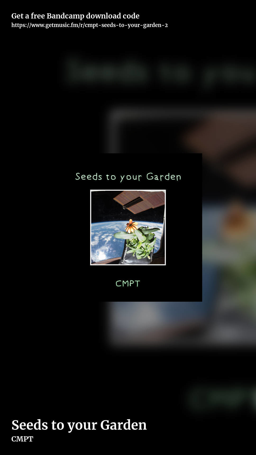 Seeds to your Garden by CMPT, story promo share image