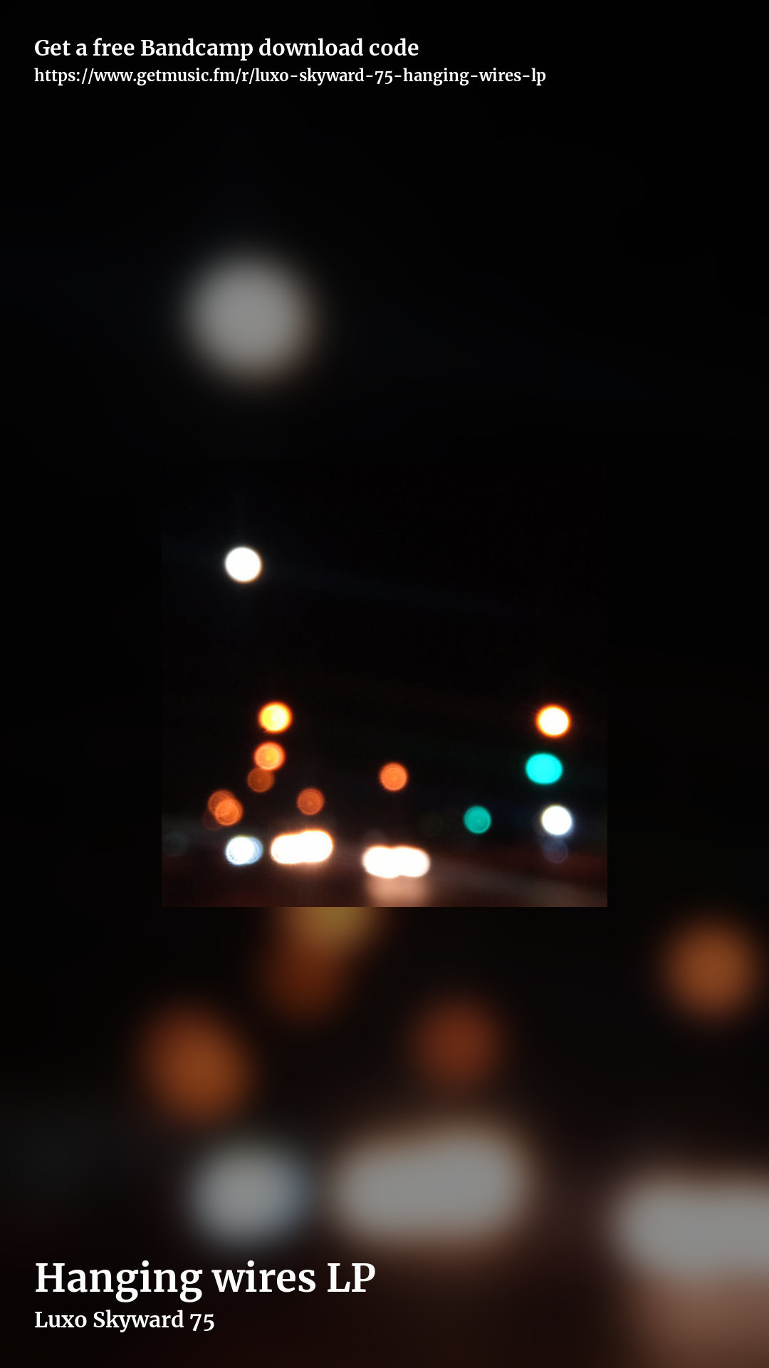 Hanging wires LP by Luxo Skyward 75, story promo share image