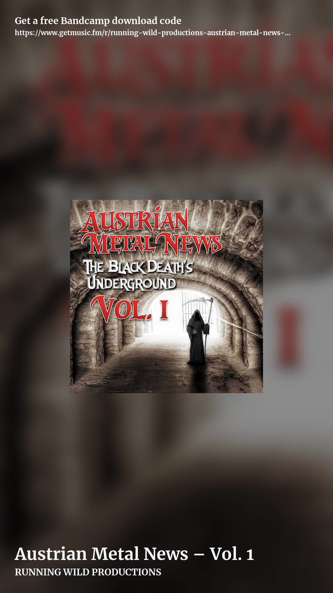 Austrian Metal News – Vol. 1 by RUNNING WILD PRODUCTIONS , story promo share image
