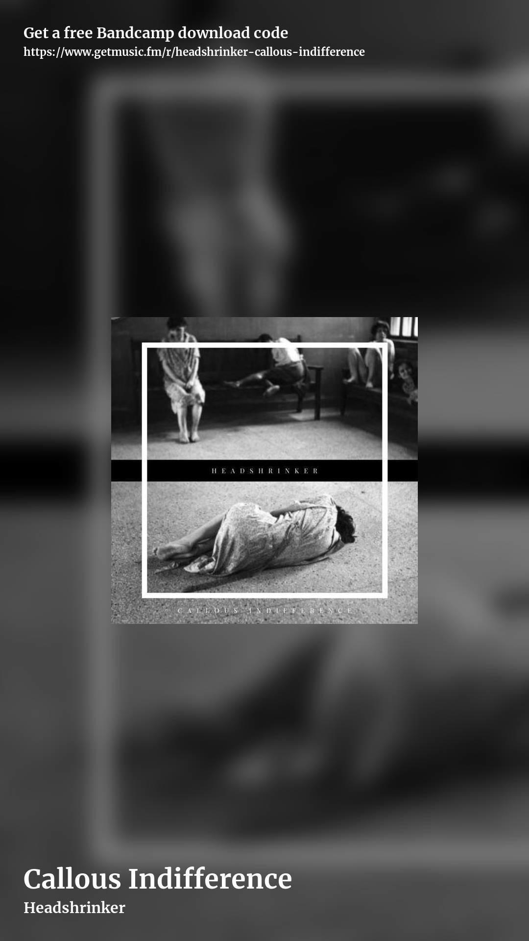 Callous Indifference by Headshrinker, story promo share image