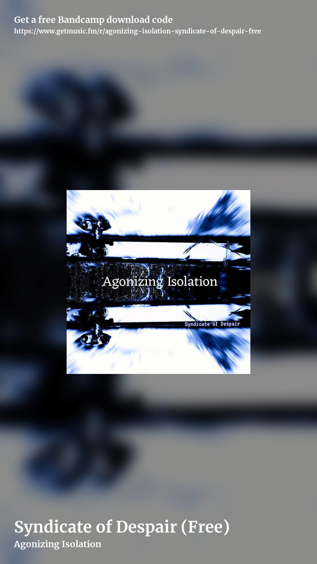 Syndicate of Despair (Free) by Agonizing Isolation, story promo share image