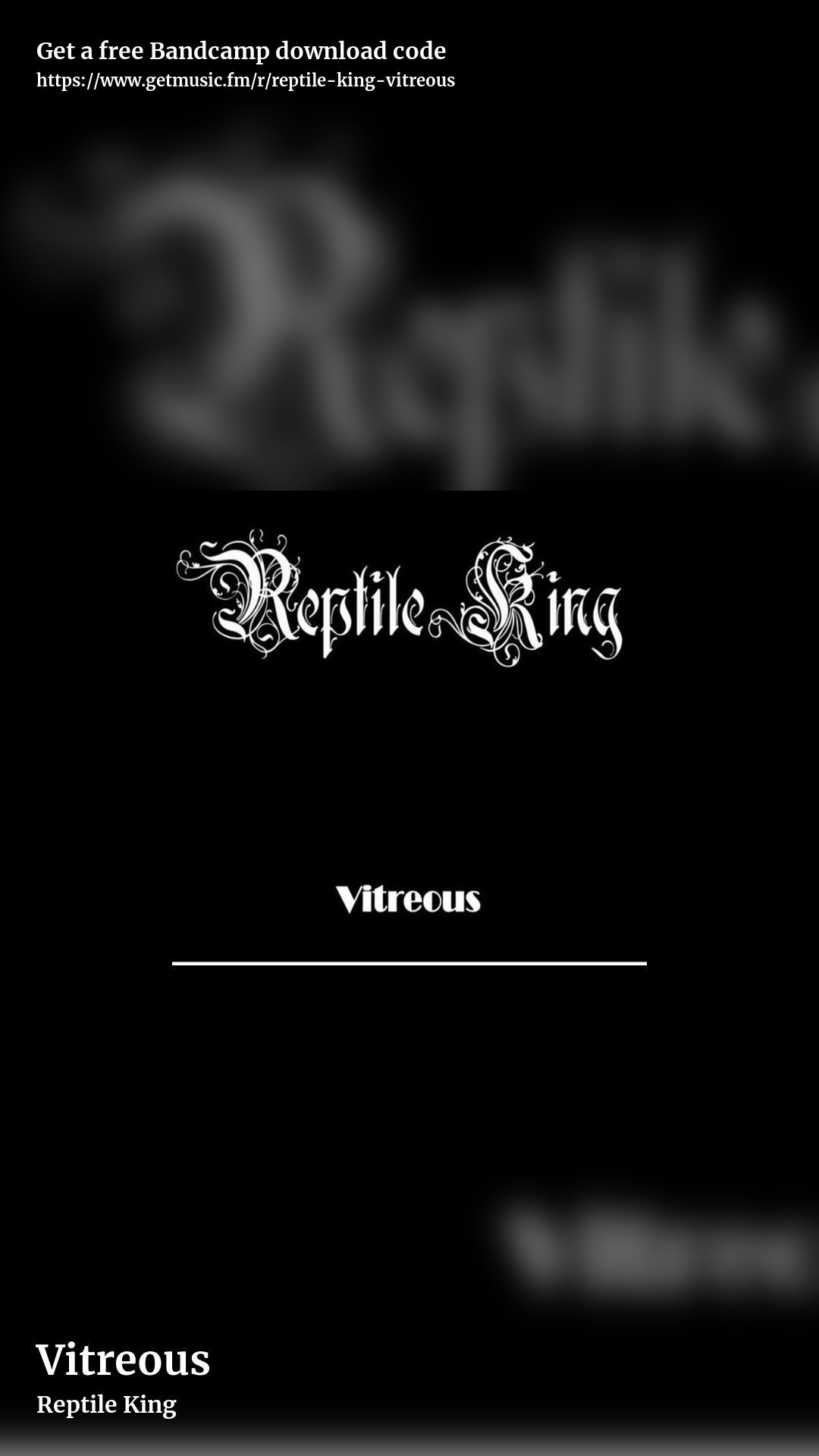 Vitreous by Reptile King, story promo share image