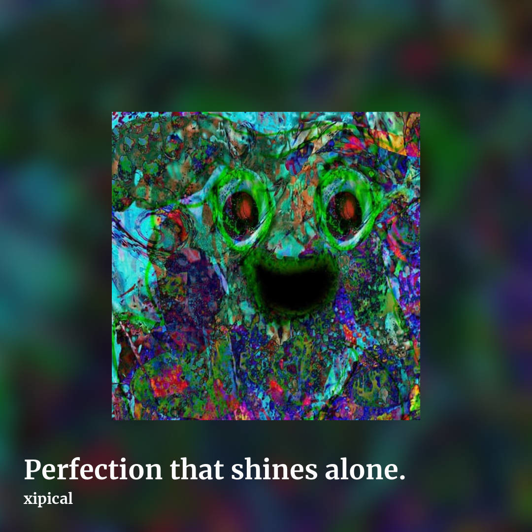 Perfection that shines alone. by xipical, square clean share image