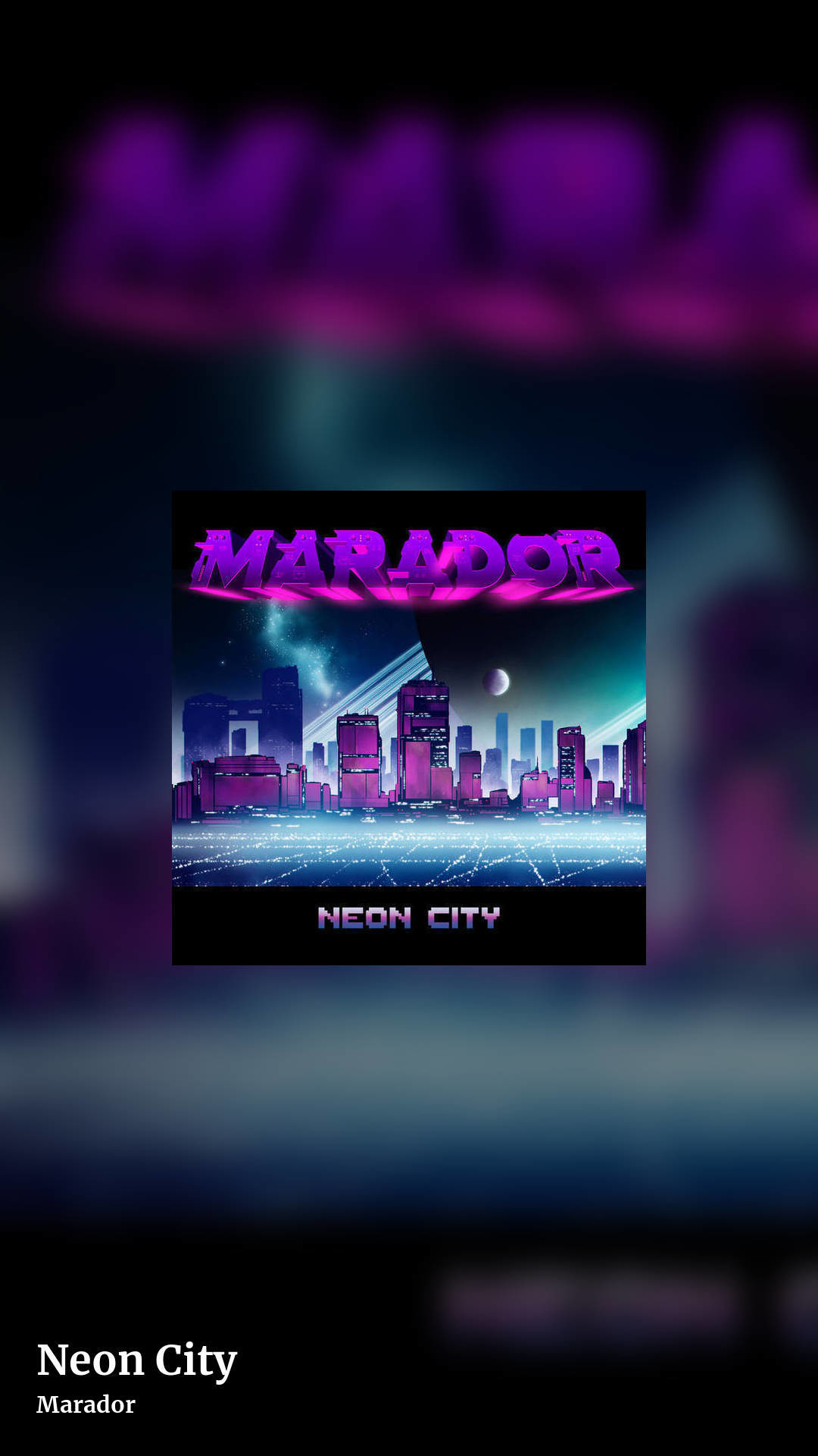 Neon City by Marador, story clean share image