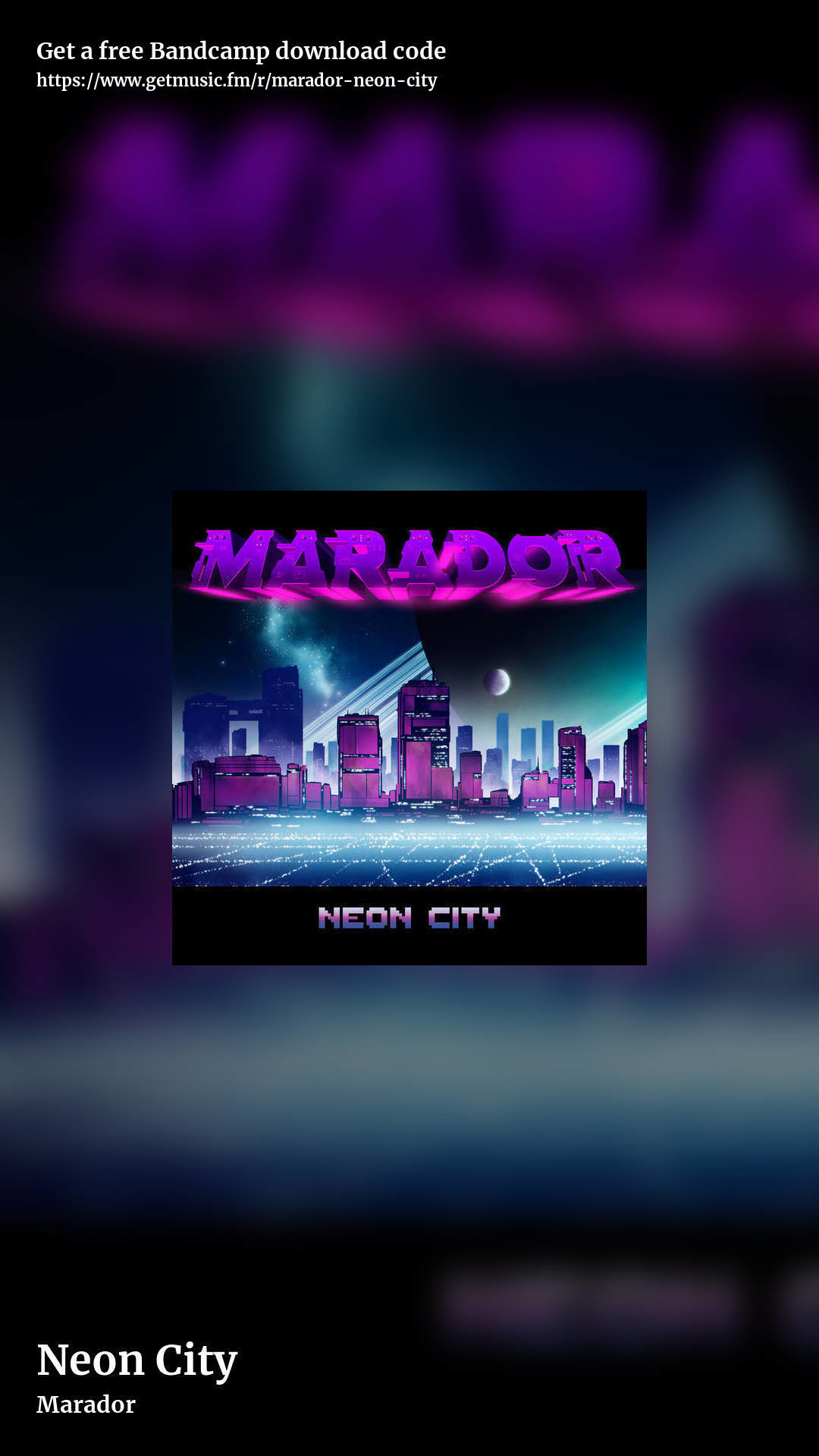 Neon City by Marador, story promo share image