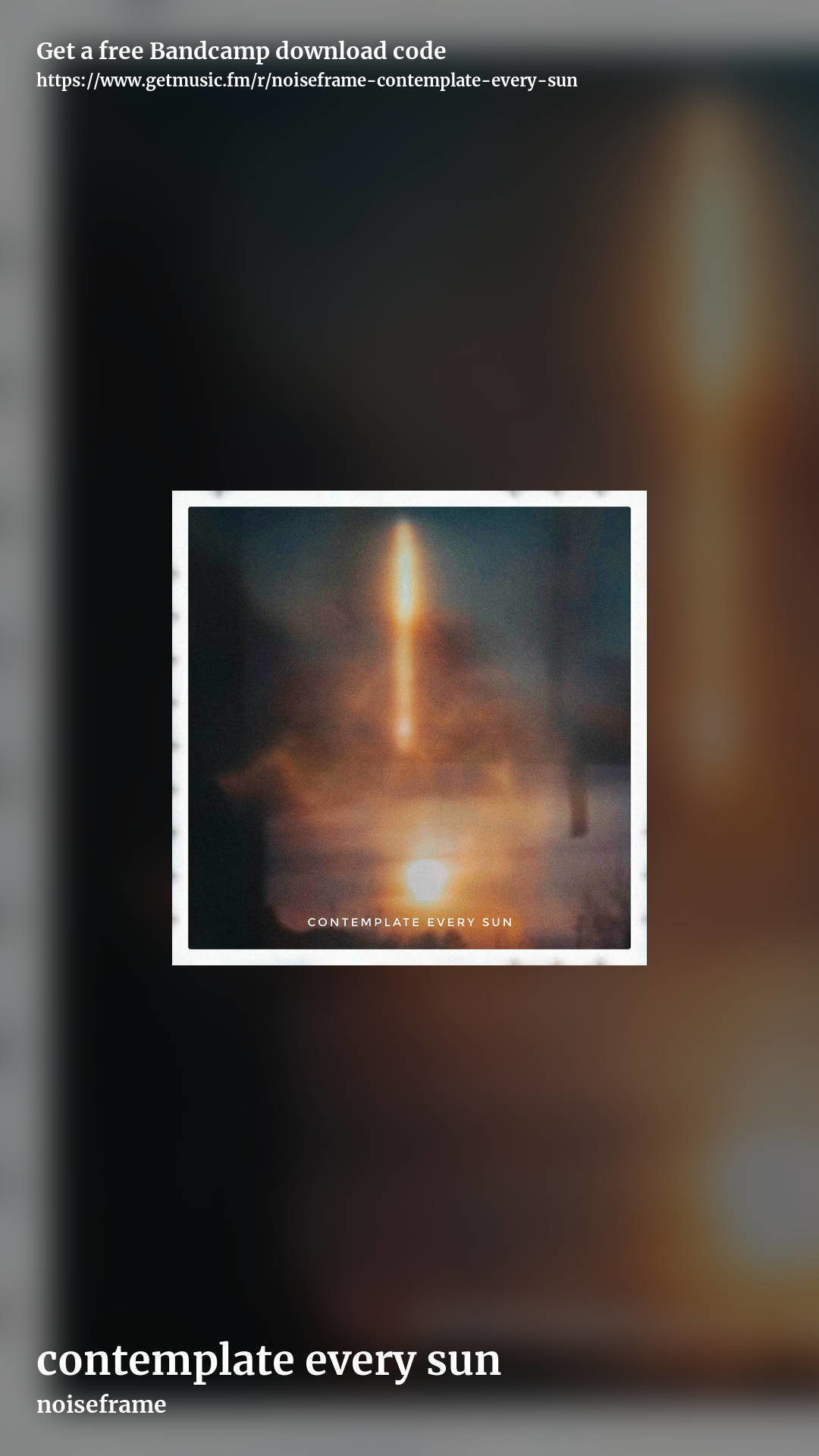 contemplate every sun by noiseframe, story promo share image