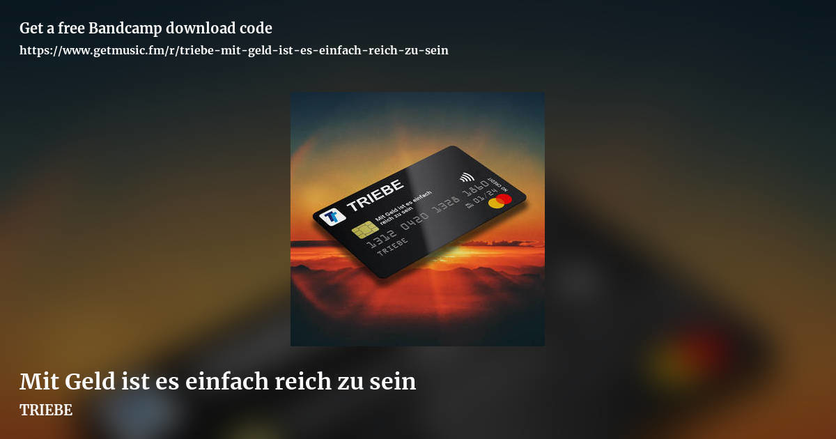 Mit Geld ist es einfach reich zu sein by TRIEBE, landscape promo share image