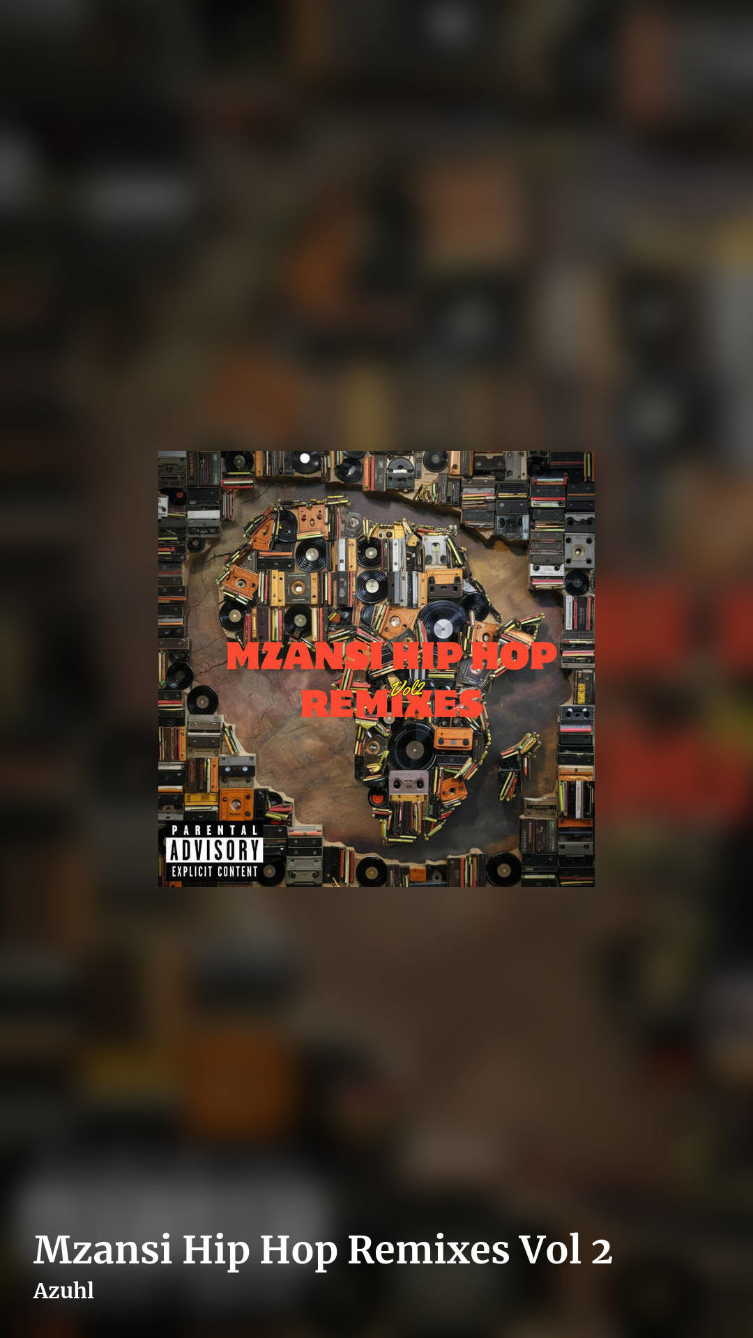 Mzansi Hip Hop Remixes Vol 2 by Azuhl, story clean share image