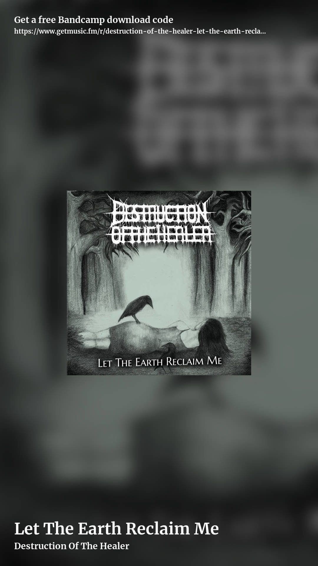Let The Earth Reclaim Me by Destruction Of The Healer, story promo share image