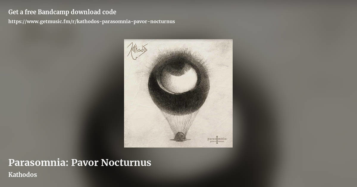 Parasomnia: Pavor Nocturnus by Kathodos, landscape promo share image