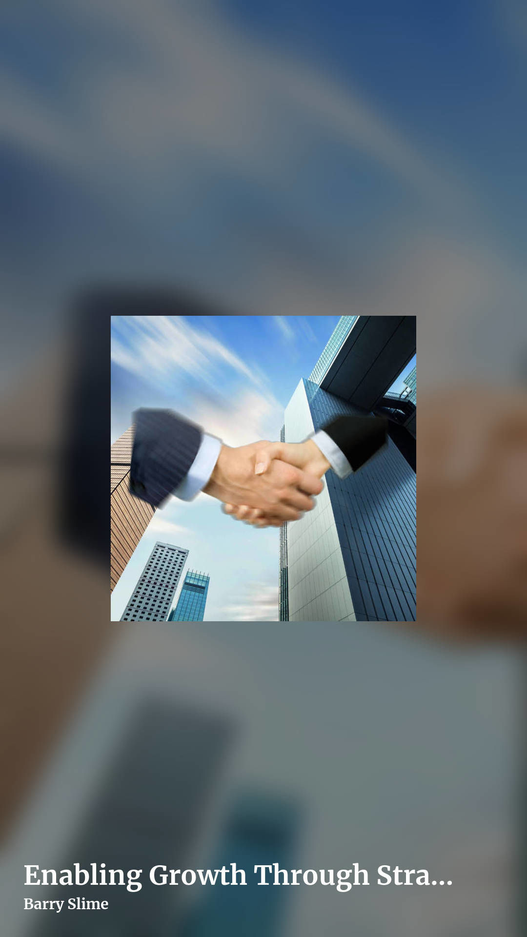 Enabling Growth Through Strategic Goals by Barry Slime, story clean share image