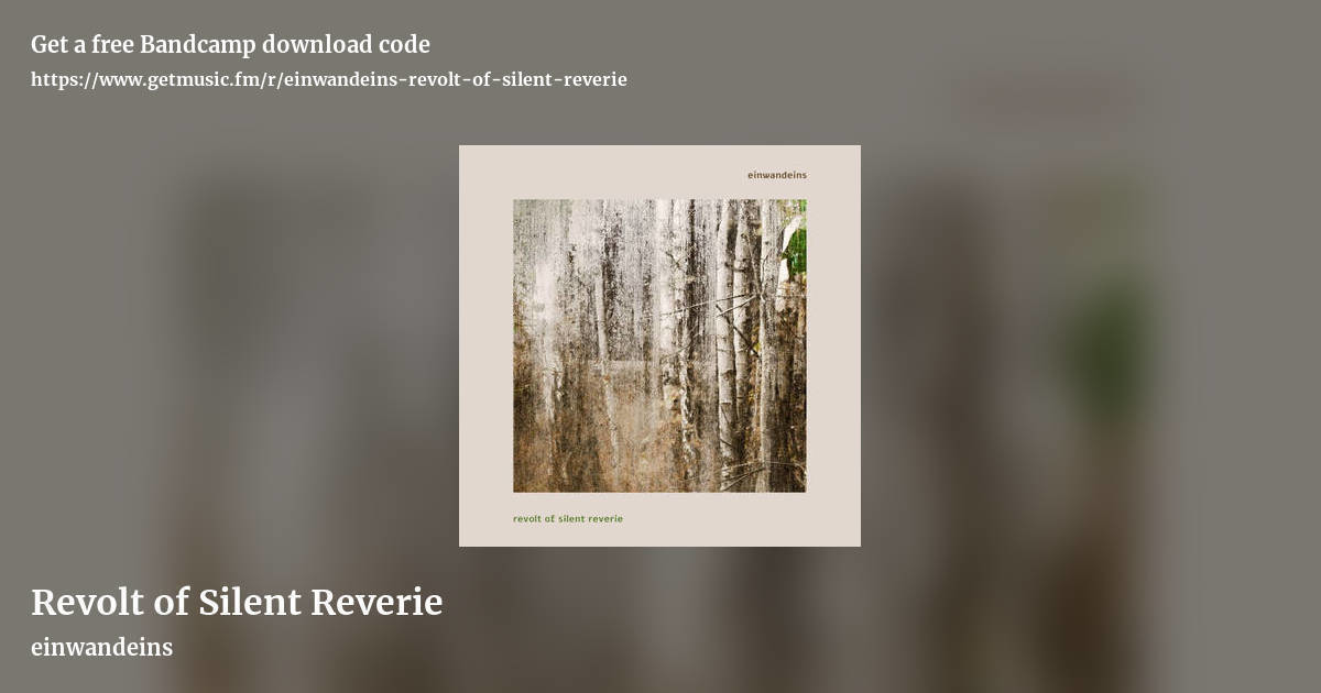 Revolt of Silent Reverie by einwandeins, landscape promo share image