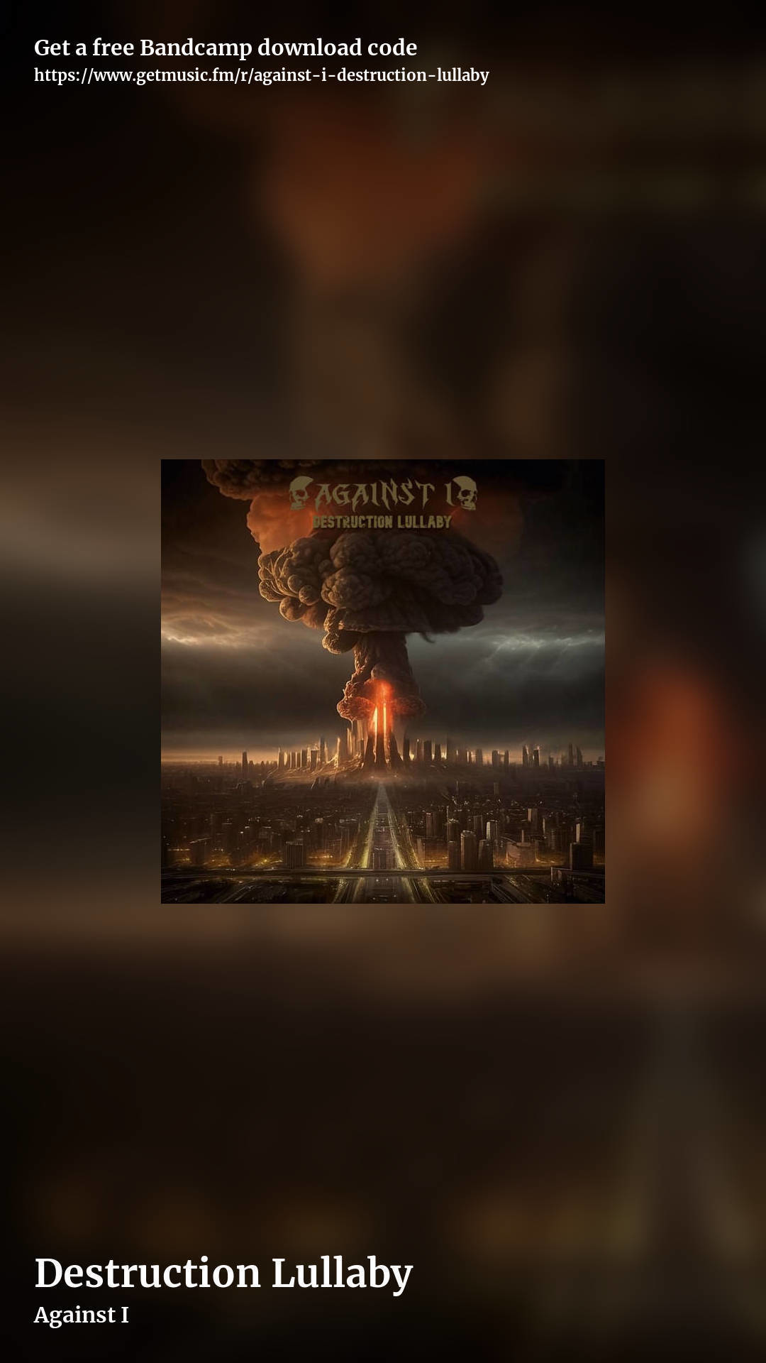 Destruction Lullaby by Against I, story promo share image