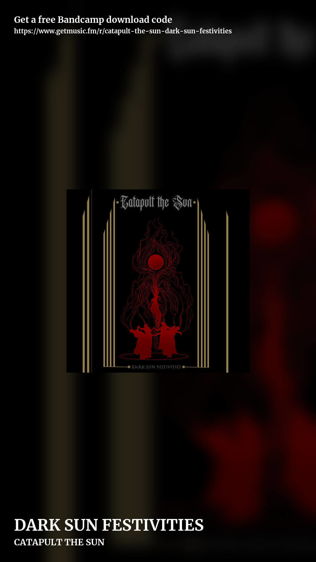 DARK SUN FESTIVITIES by CATAPULT THE SUN, story promo share image
