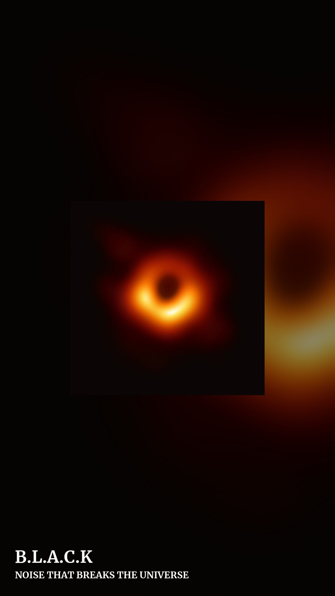 B​.​L​.​A​.​C​.​K by NOISE THAT BREAKS THE UNIVERSE, story clean share image