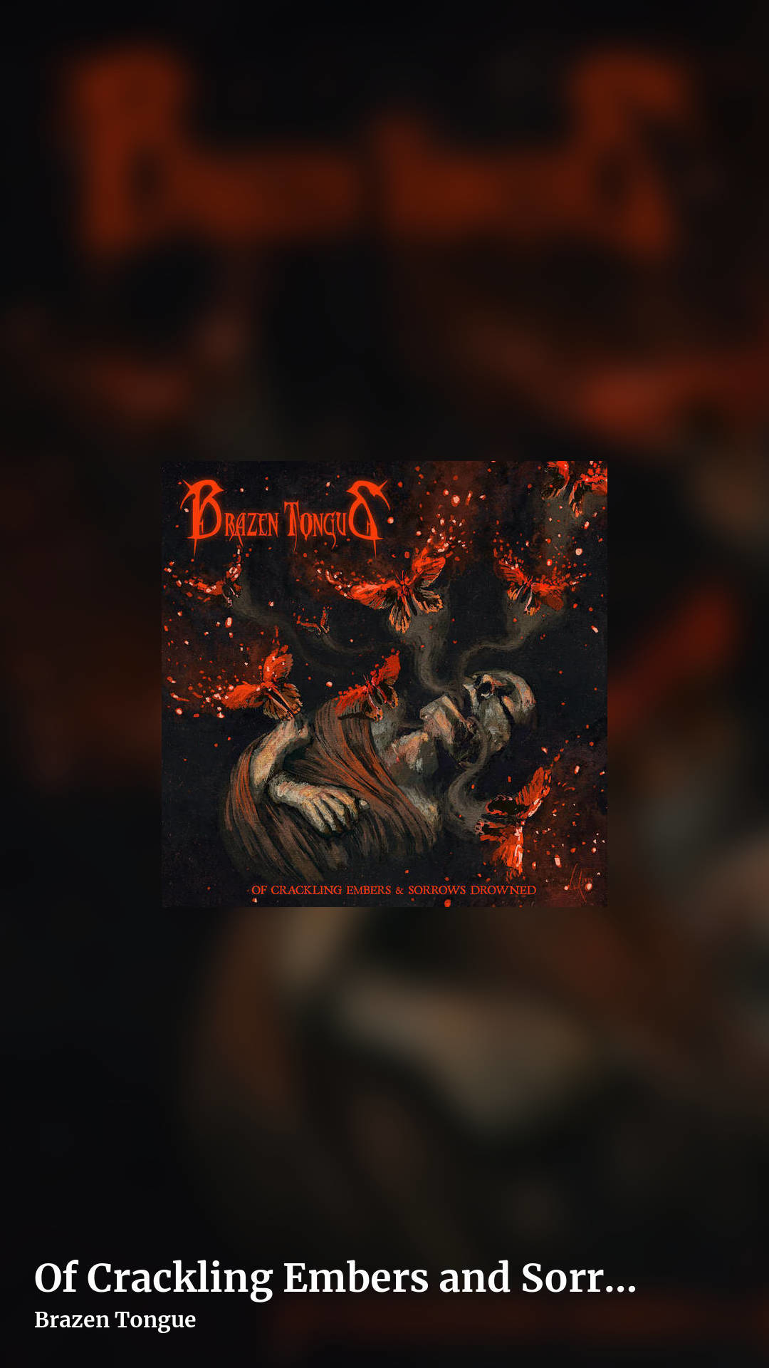 Of Crackling Embers and Sorrows Drowned by Brazen Tongue, story clean share image