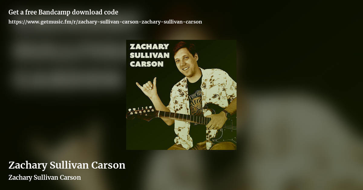 Zachary Sullivan Carson by Zachary Sullivan Carson, landscape promo share image