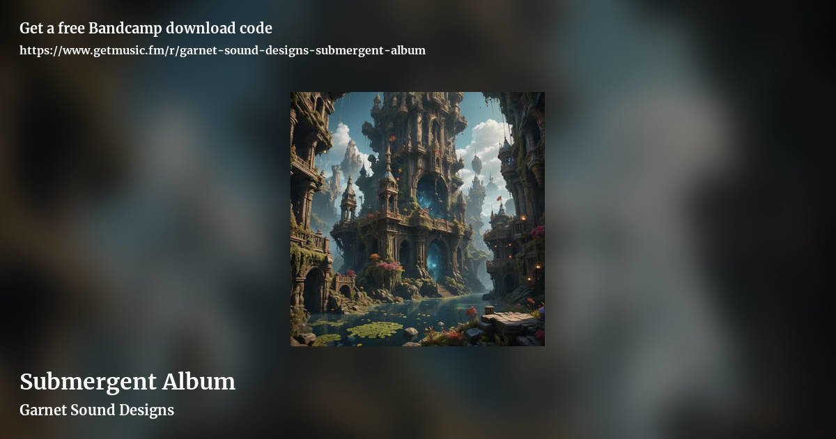 Submergent Album by Garnet Sound Designs, landscape promo share image