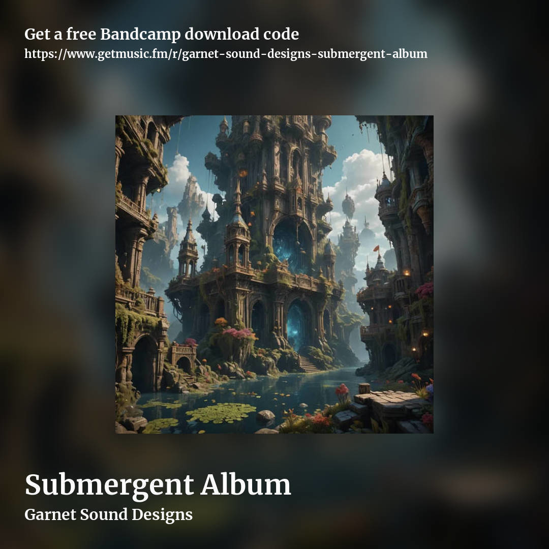 Submergent Album by Garnet Sound Designs, square promo share image