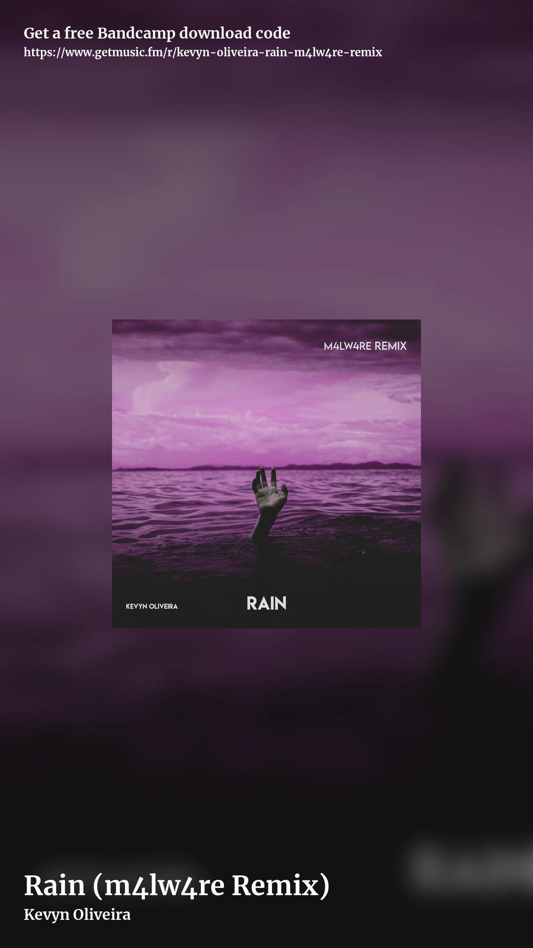 Rain (m4lw4re Remix) by Kevyn Oliveira, story promo share image