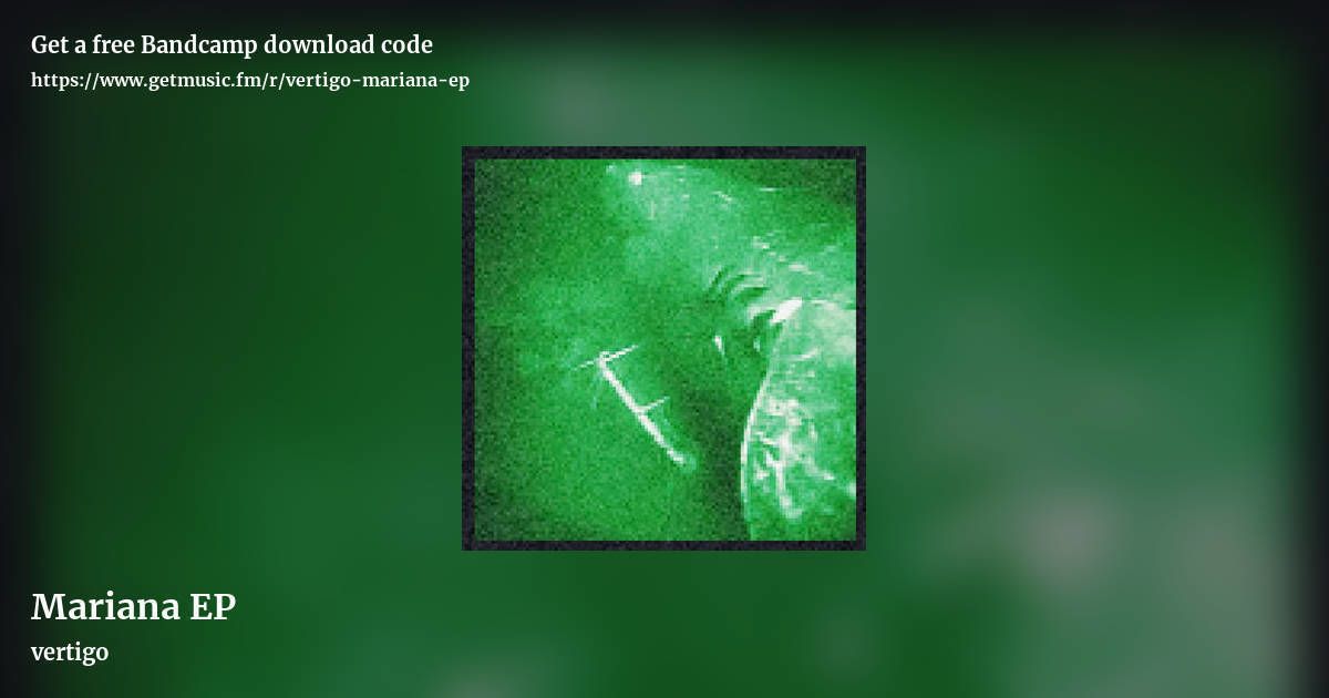 Mariana EP by vertigo, landscape promo share image