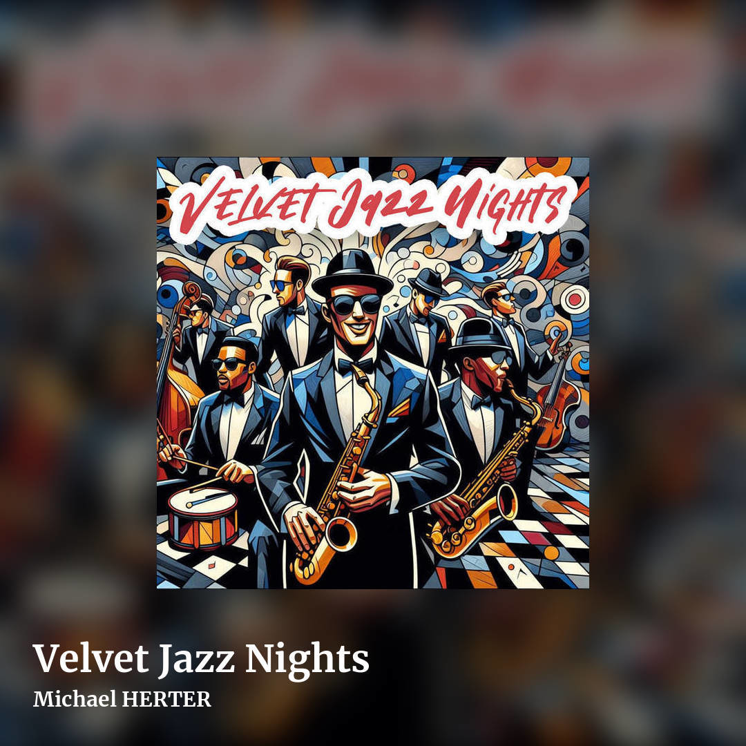 Velvet Jazz Nights by Michael HERTER, square clean share image