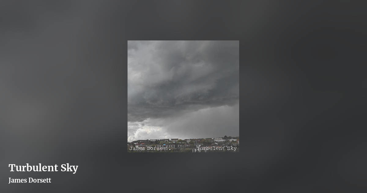 Turbulent Sky by James Dorsett, landscape clean share image