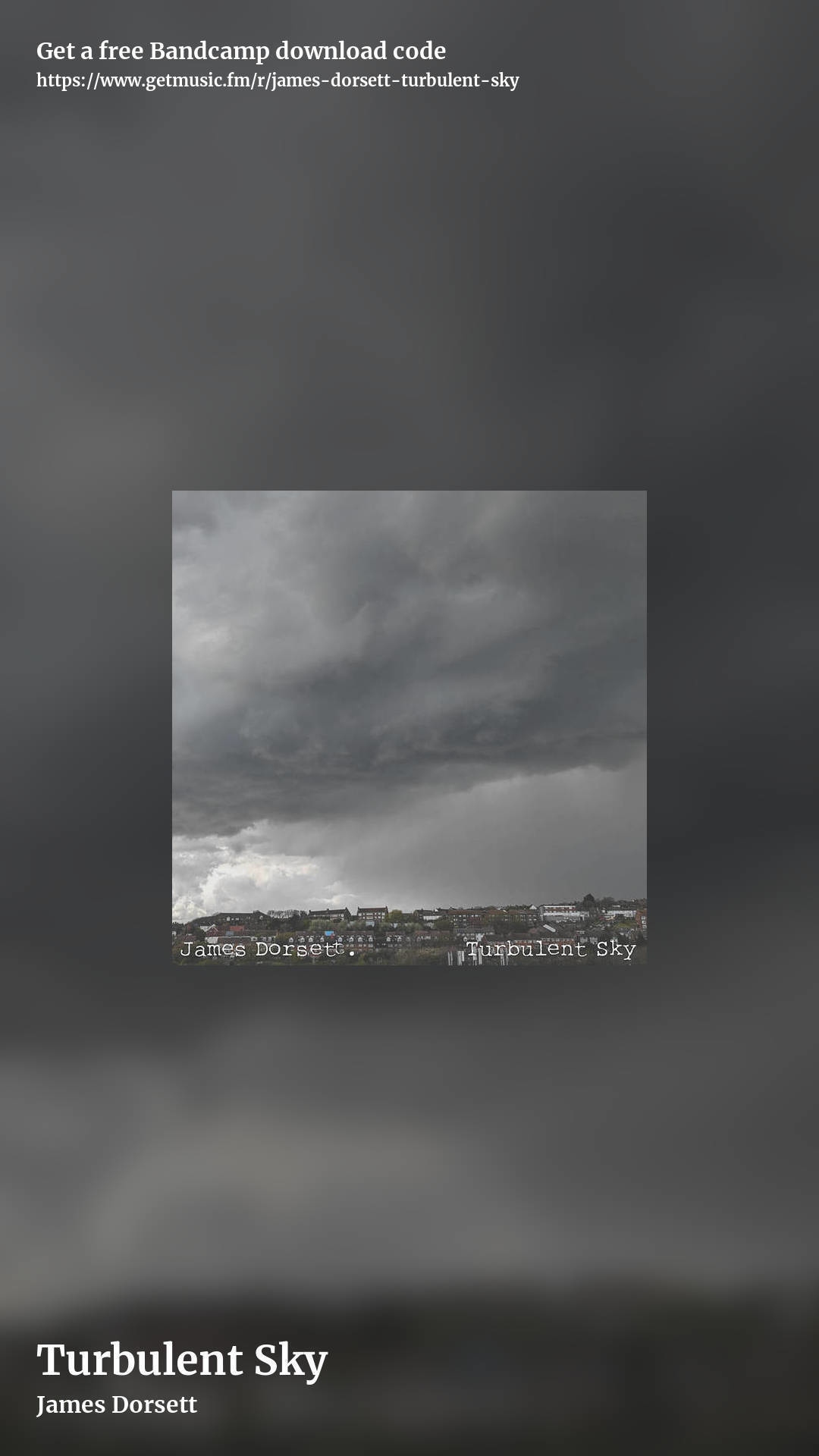 Turbulent Sky by James Dorsett, story promo share image